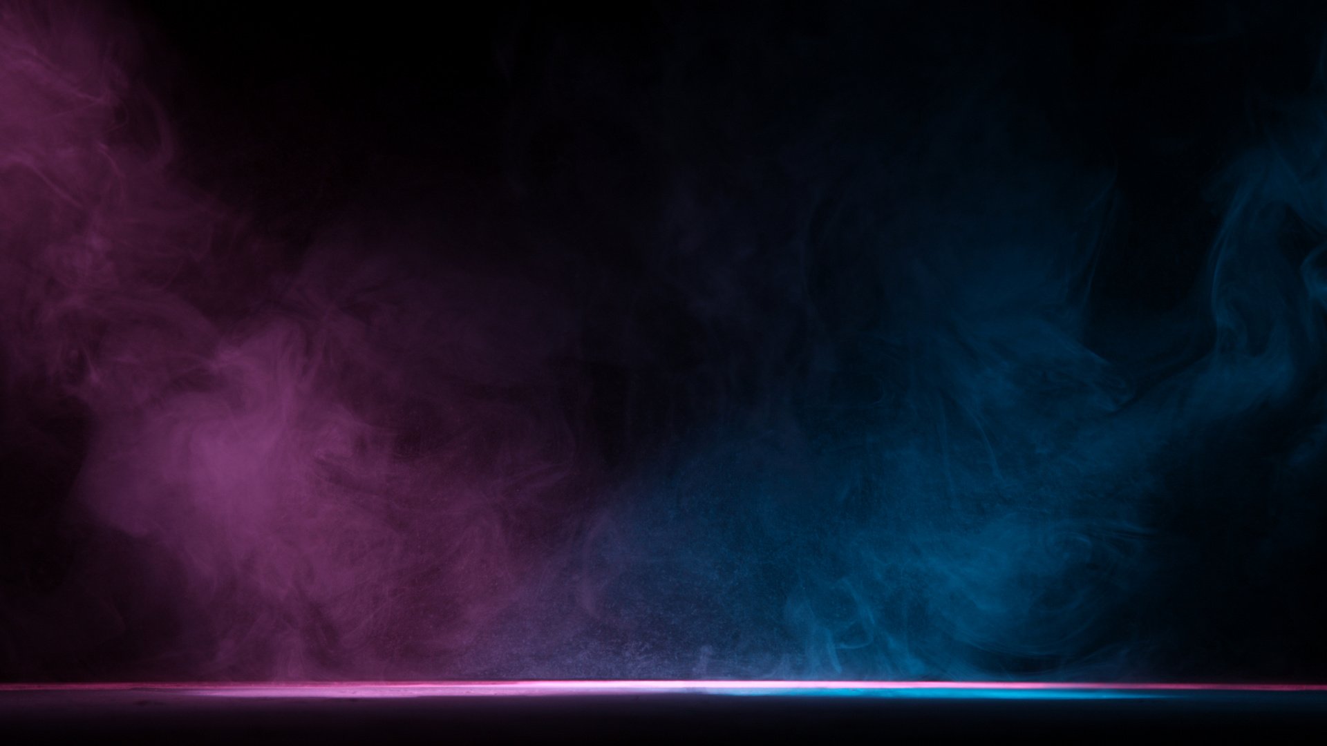 Neon atmospheric smoke, abstract background.